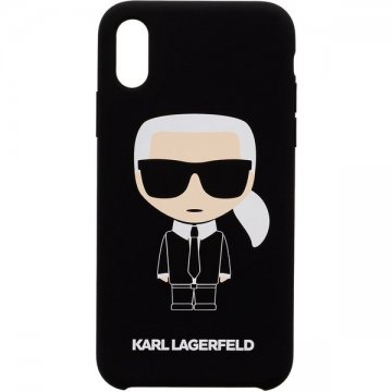 Karl Lagerfeld Full Body Iconic pouzdro iPhone X/XS černé