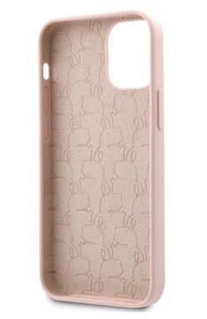 Karl Lagerfeld Head Silikonový Kryt pro iPhone 12 mini 5,4 Light Pink