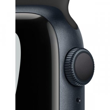 Apple Watch Series 7 GPS 41mm Nike inkoustový hliník s antracitovým/černým sportovním řemínkem