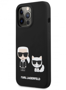 Karl Lagerfeld and Choupette Liquid Silicone iPhone 13 Pro