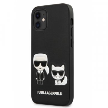 Karl Lagerfeld PU Karl &Choupette Kryt pro iPhone 12 mini 5.4 Black