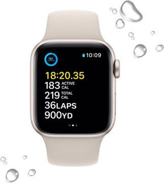 Apple Watch SE (2022) GPS 40mm hvězdně bílé