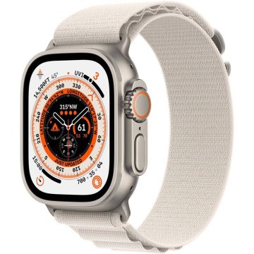 Apple Watch Ultra 49mm titanová s hvězdně bílým alpským tahem M