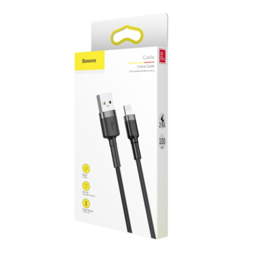 Baseus Cafule Cable USB for Lightning 1.5A 2M Grey-Black
