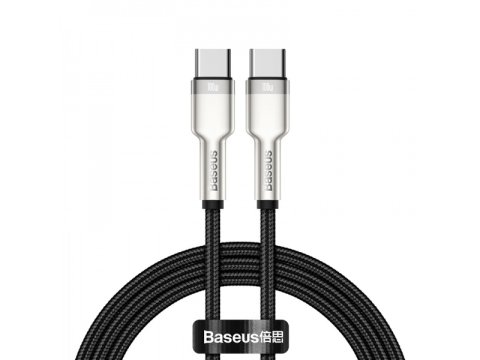 Baseus Cafule Series Metal Data kabel Type-C/Type-C 100W 1m černý