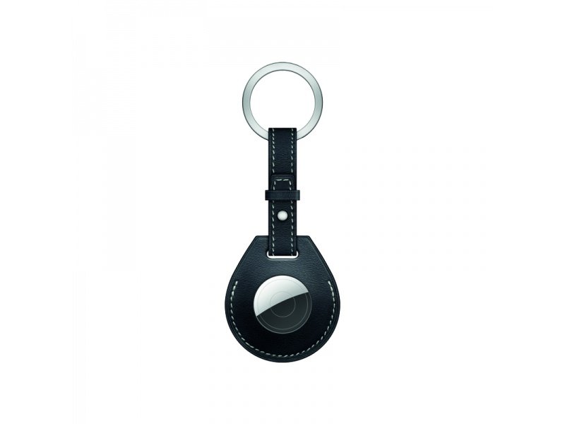 COTEetCI kožené pouzdro na klíče H-series pro Apple AirTag černé