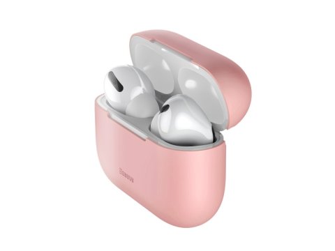 Baseus pouzdro pro sluchátka AirPods Pro Super Thin růžová