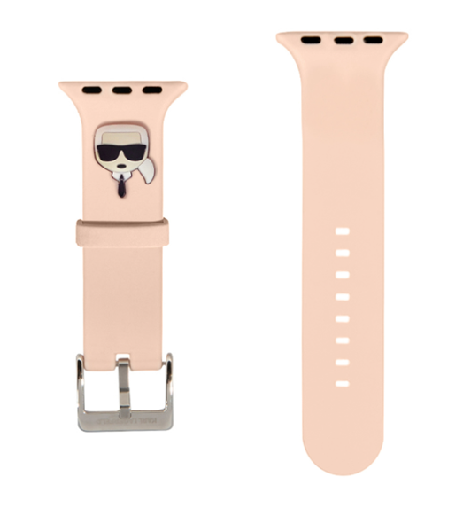Karl Lagerfeld Karl Head řemínek pro Apple Watch 38/40/41mm růžový