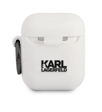 Karl Lagerfeld Karl Head pouzdro Airpods 1/2 bílé