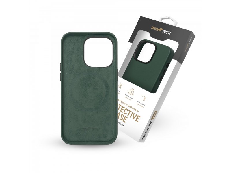 RhinoTech MAGcase Eco kryt pro iPhone 14 tmavě zelený