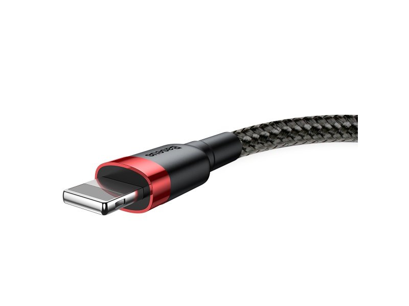 Baseus Cafule nabíjecí / datový kabel USB na Lightning 2,4A 1m, červeno-černý
