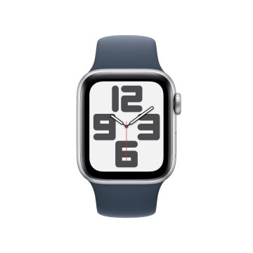 Apple Watch SE (2023) Cellular 40mm stříbrný hliník s řemínkem S/M