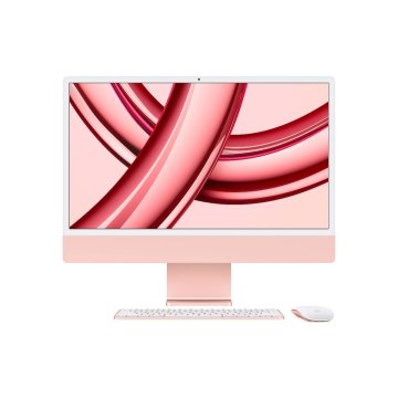 iMac 24" 4.5K displej, Apple M3 8jádrové CPU/8jádrové GPU/8GB/256GB SSD/CZ - růžový