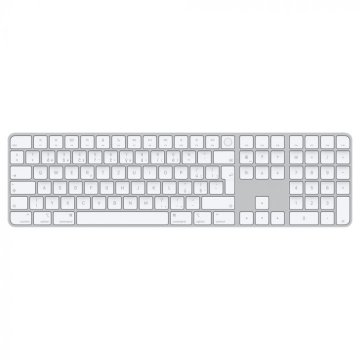 Apple Magic Keybaord 3 s Touch ID, numerickou klávesnicí a českou lokalizací - Bílá