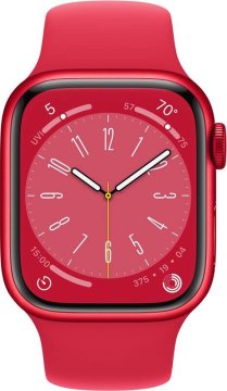 Apple Watch Series 8 GPS 41mm PRODUCT(RED) červený hliník s červeným sportovním řemínkem