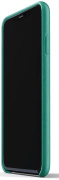 Mujjo obal pro iPhone 11 Pro Max, emeraldový s kapsou