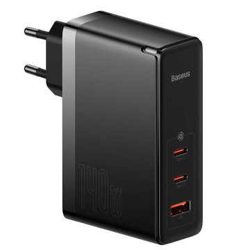 Baseus GaN5 Pro nabíjecí adaptér 140W, černý