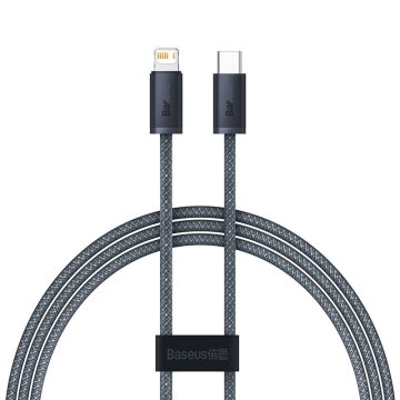 Baseus USB-C - Lightning nabíjecí kabel 20W 1m šedý